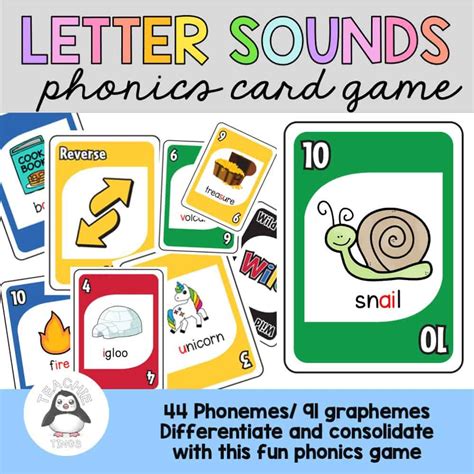Phonics Card Games Printable